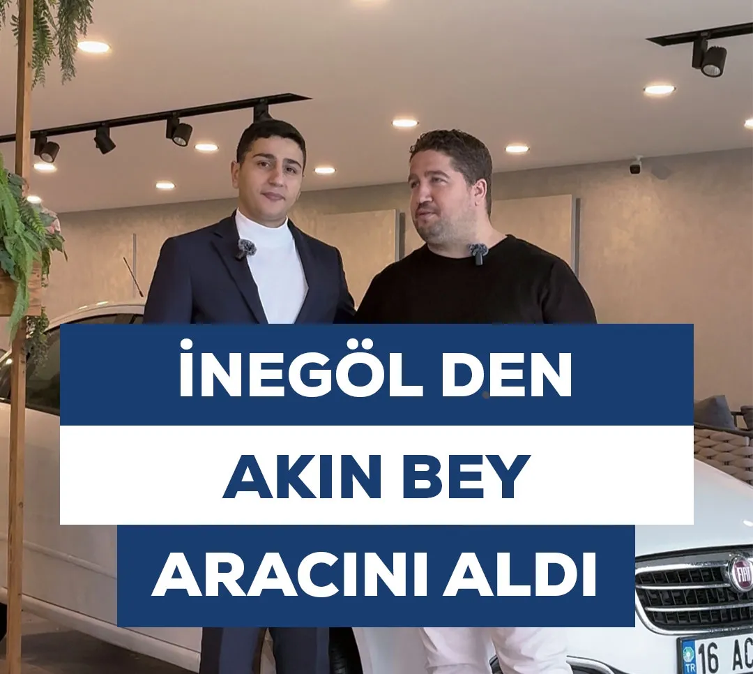 İnegöl'den Akın Bey Aracını Aldı